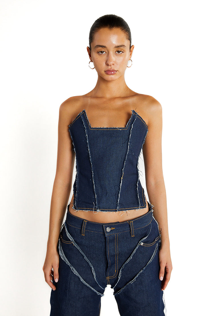 POINT RAW SEAM CORSET