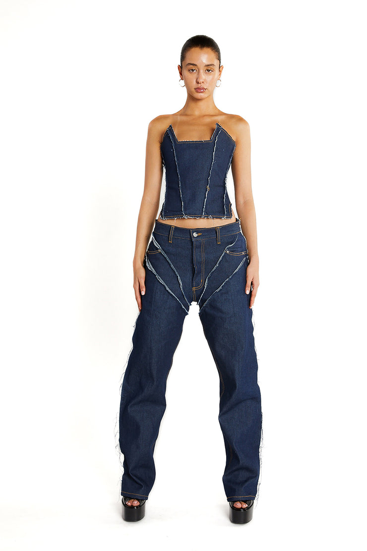 BAGGY RAW SEAM JEAN