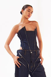 POINT RAW SEAM CORSET